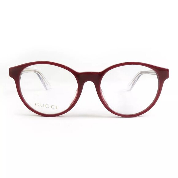 Auth GUCCI Glasses Red Plastic main image 11